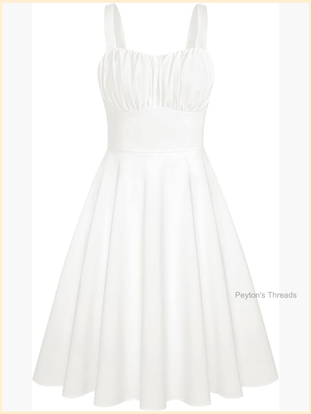 Sleeveless Sweetheart Neck A-Line Flowy Midi Cocktail Dress With Adjustable